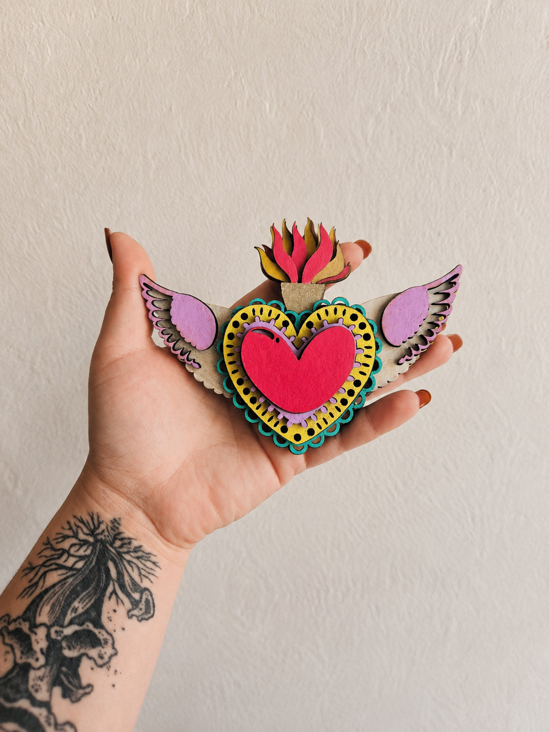 Ex Voto Ailé – Cœur Ardent