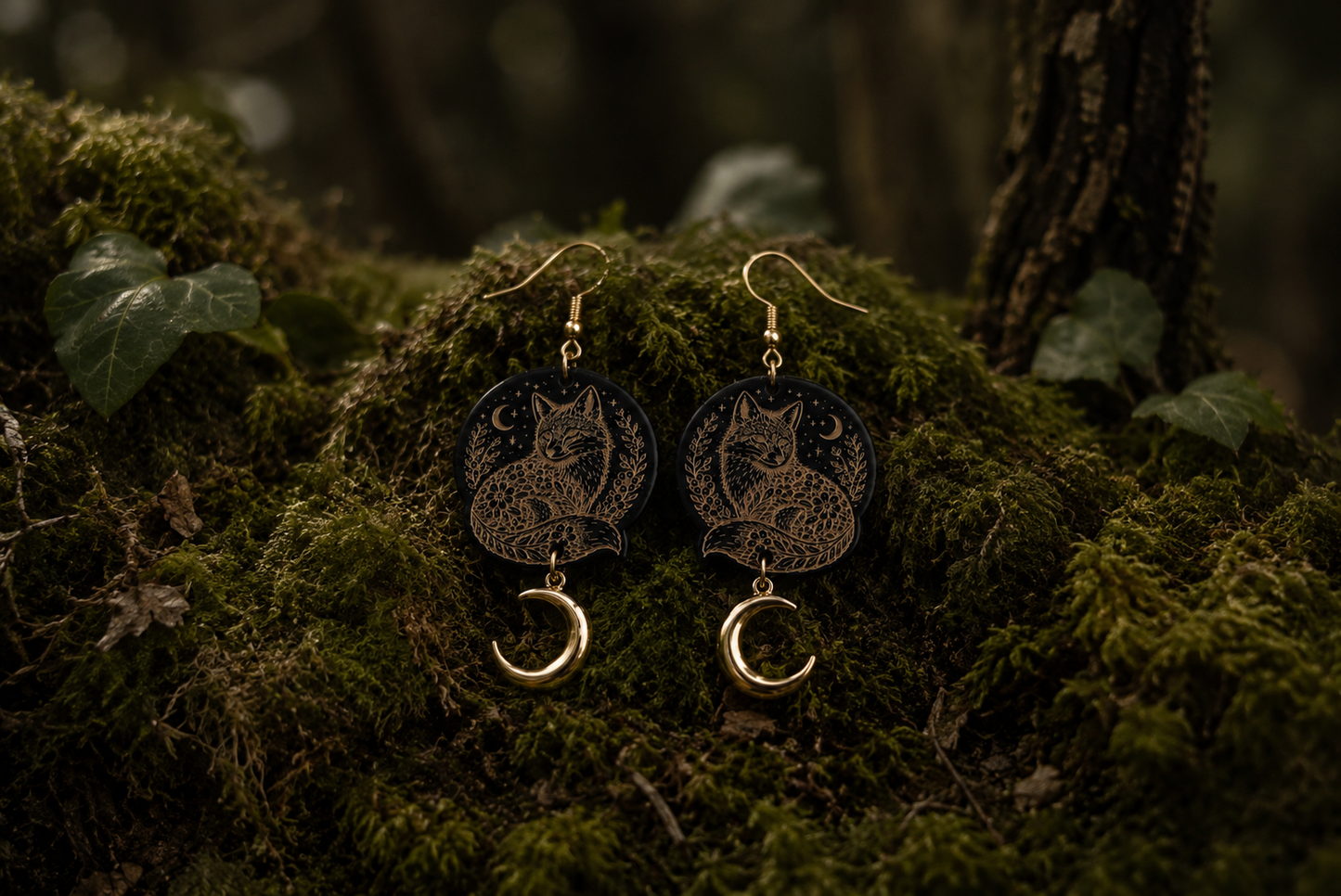 Boucles d'oreille Vulpéa